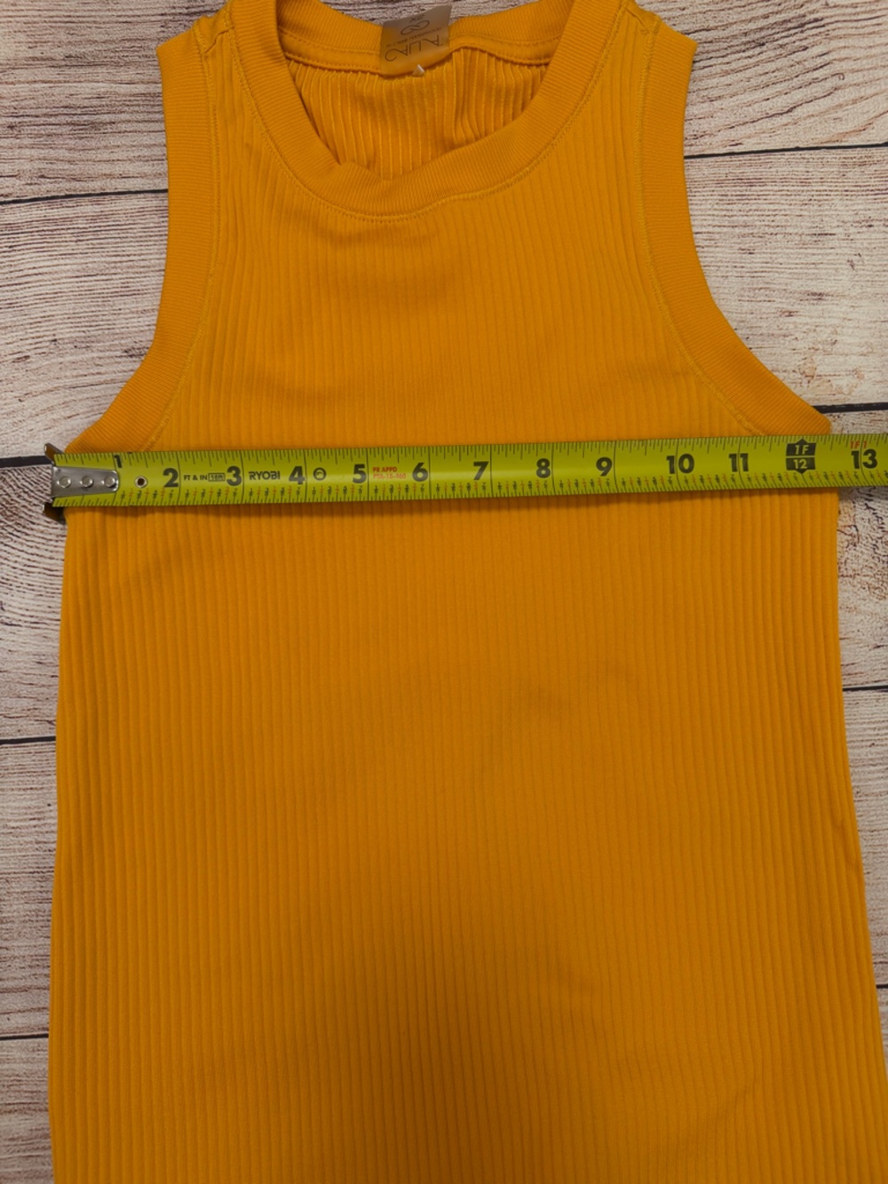 CALIA Sleeveless Ribbed Tank Top - XS - Picture 4 of 6